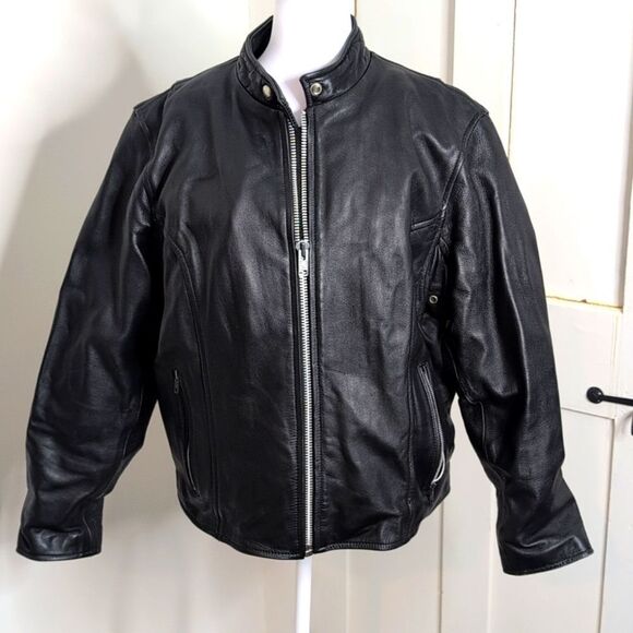 Mega Force Protection Leather Apparel Women's 16 3M Thinsulate Motorcycle Jacket - Picture 1 of 14